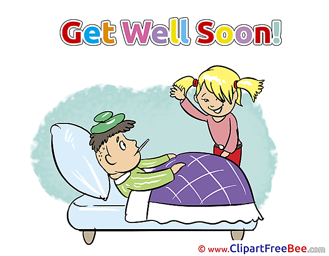 Children Boy Girl Pics Get Well Soon  free Image