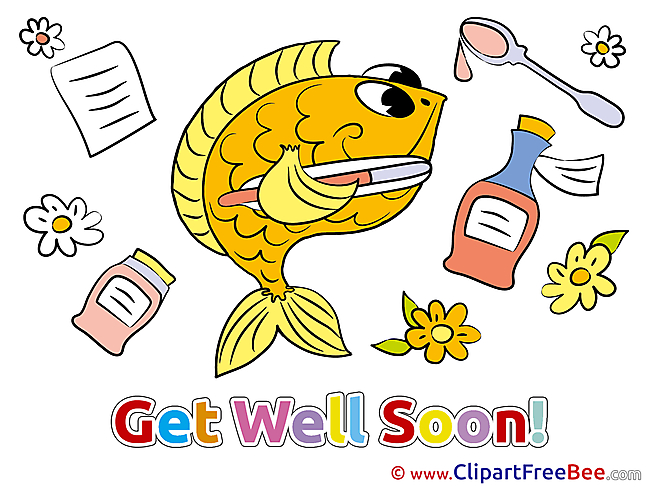 Fish Clipart Get Well Soon Illustrations