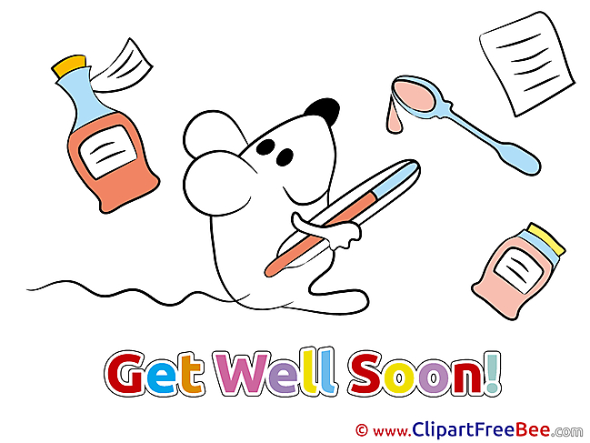 Mouse Pics Get Well Soon free Cliparts