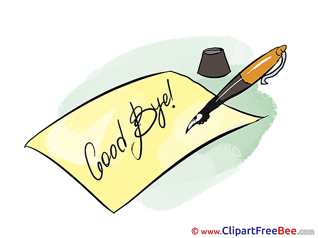 Pen Letter Pics Goodbye free Image