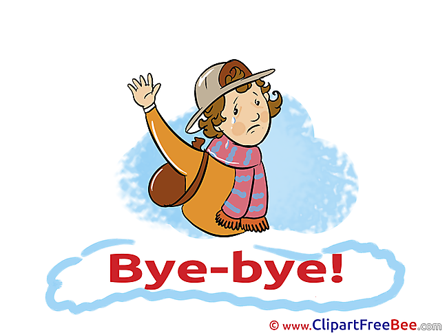 Schoolboy printable Goodbye Images