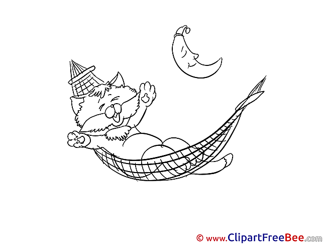 Kitten Clipart Good Night free Images