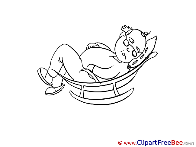 Man Armchair Clipart Good Night Illustrations