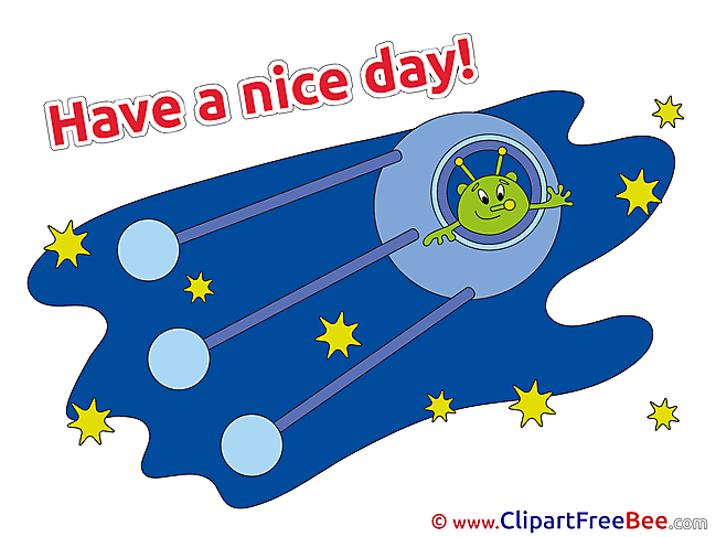 Alien Space Spaceship free Cliparts Have a Nice Day