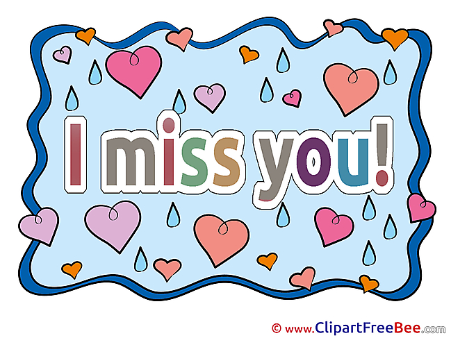 Clip Art download I miss You