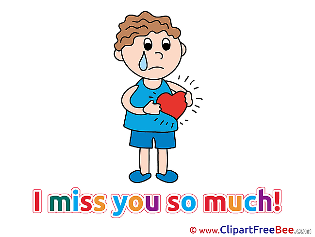 Man Broken Heart free Illustration I miss You