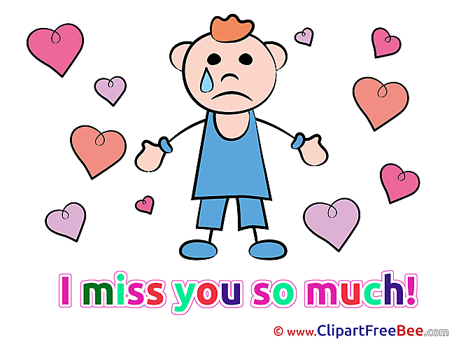 Man Hearts download I miss You Illustrations