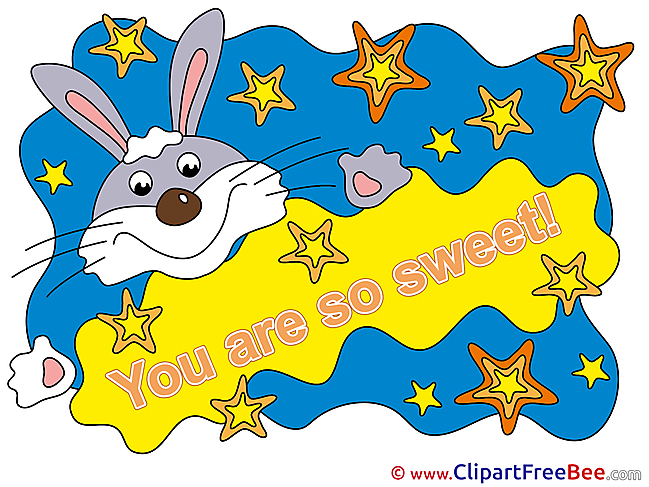 Hare Stars free Cliparts You are sweet