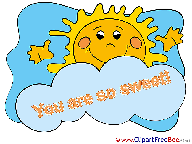 Sun You are sweet download Illustration