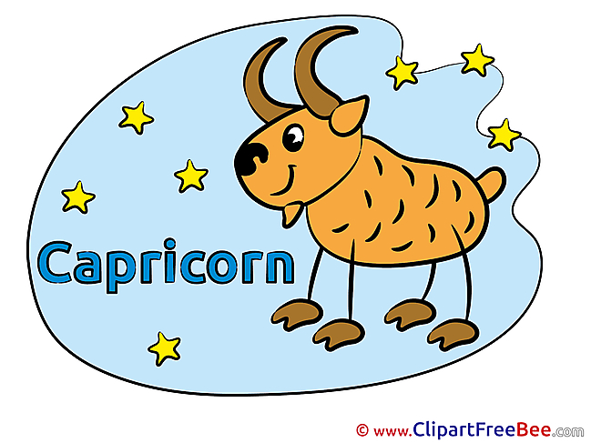 Capricorn Clipart Zodiac Illustrations