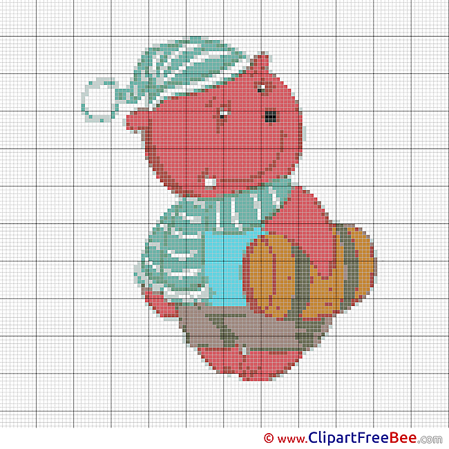 Bear Patterns free Cross Stitch