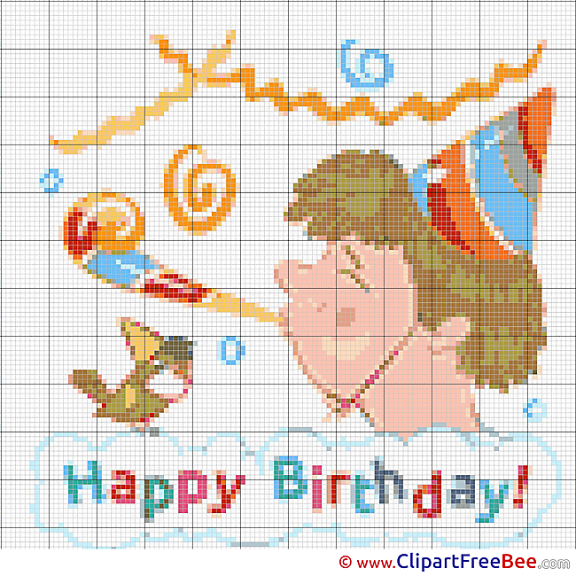 Feast Patterns Birthday Cross Stitches