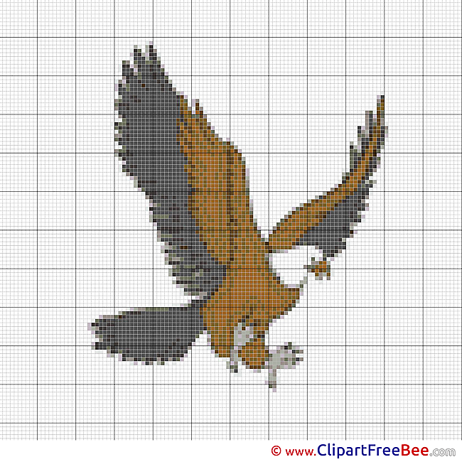 Eagle Design free Cross Stitches