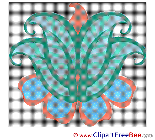 Design Flower download Cross Stitch