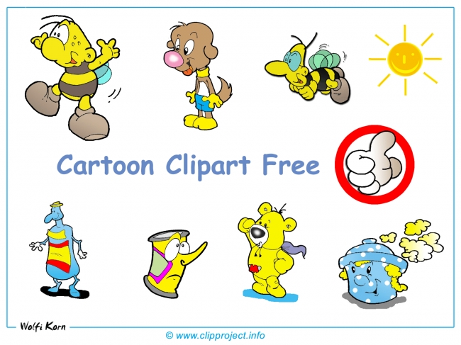 Cartoon Illustrations Cliparts free