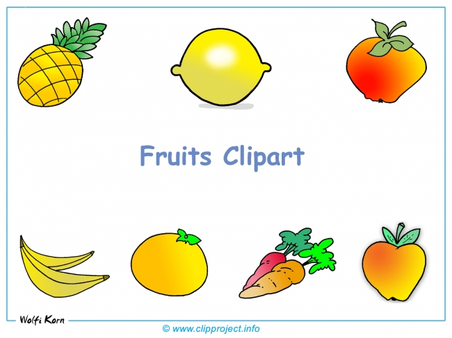 Fruits Clipart Desktop Background - Free Desktop Backgrounds download