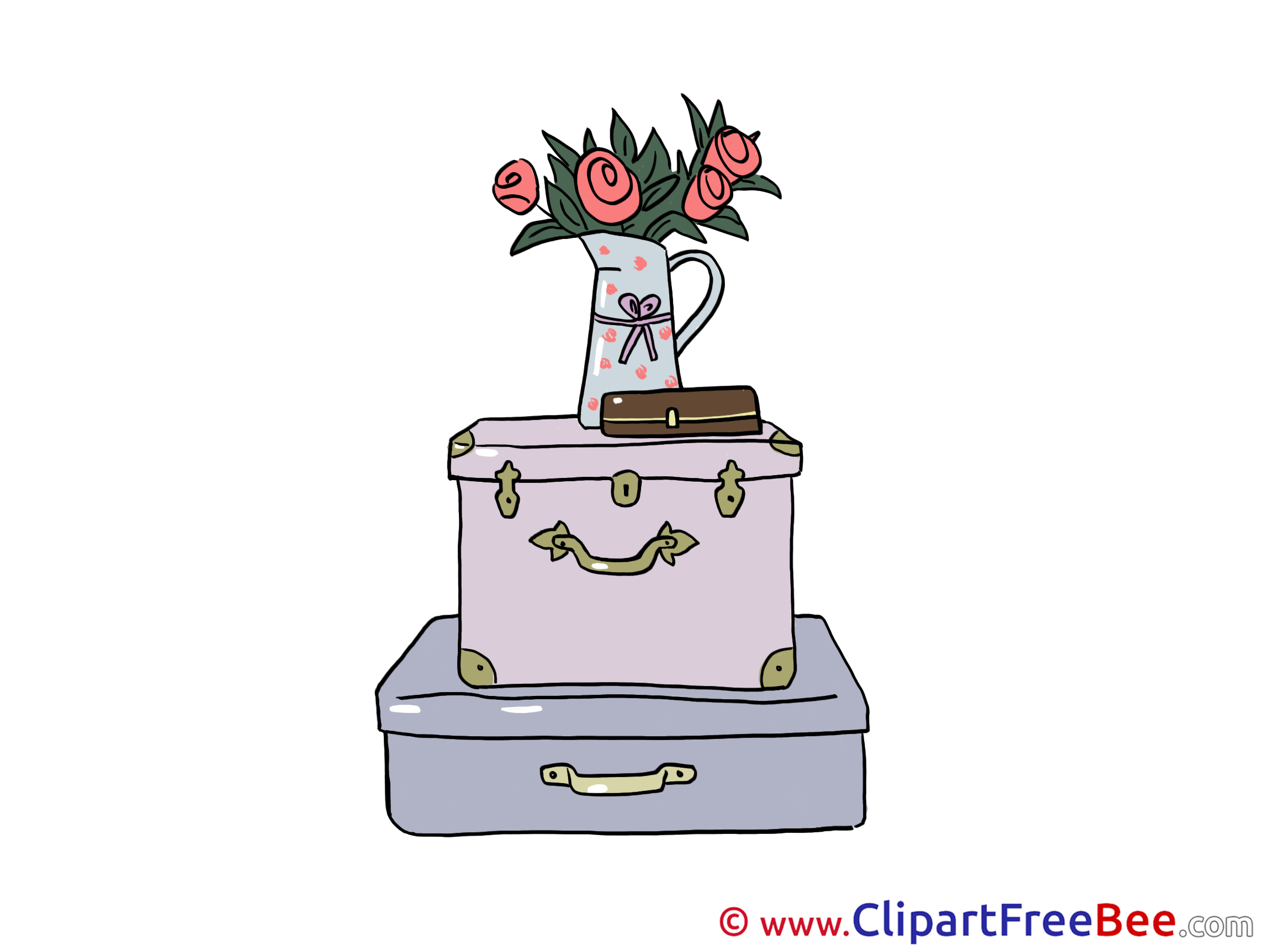 Chest Roses download Clip Art for free