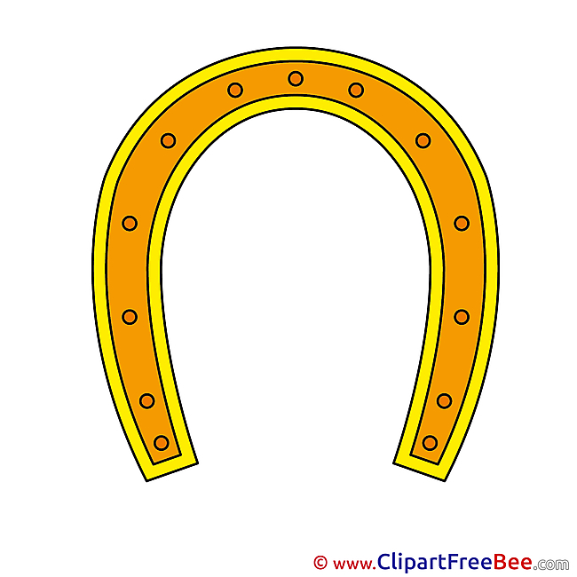 Horseshoe printable Illustrations for free