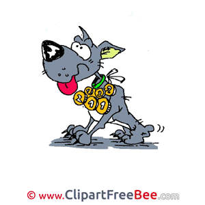 Medals free Illustration Dog