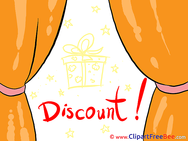 Curtains Discount Business Clip Art for free