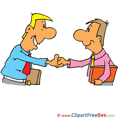 Handshake Clipart Business Illustrations