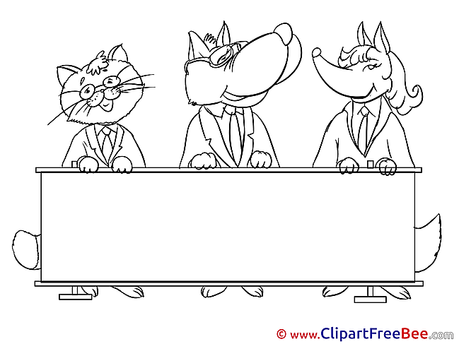 Animals Meeting Clipart Finance free Images