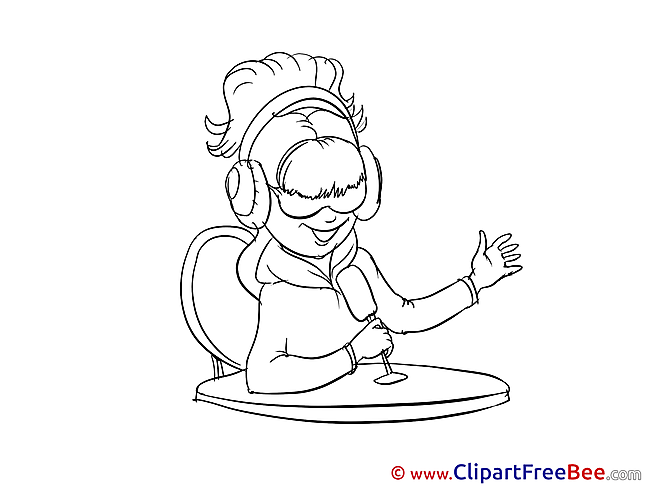 Radio Presenter Clipart Finance free Images