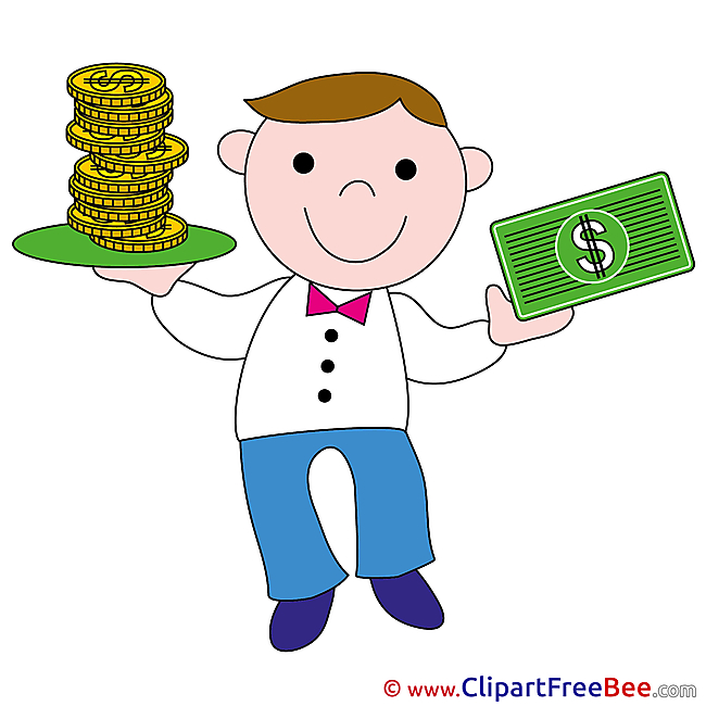 Clip Art Waiter download Money