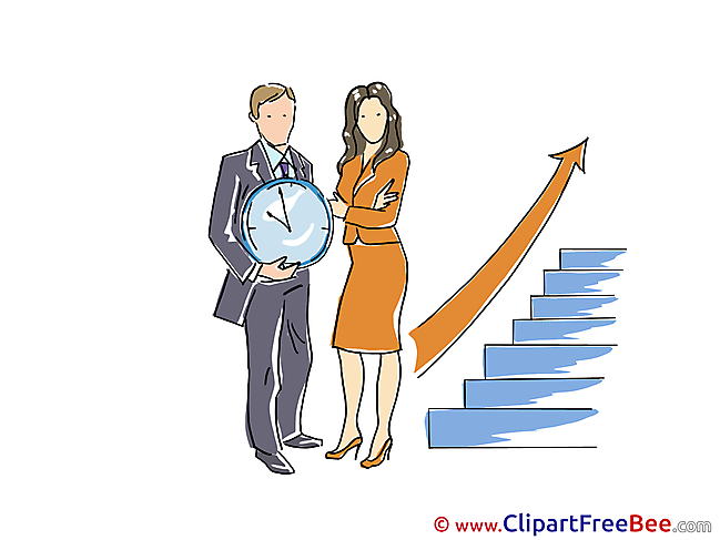 Career Man Woman Graph download printable Illustrations