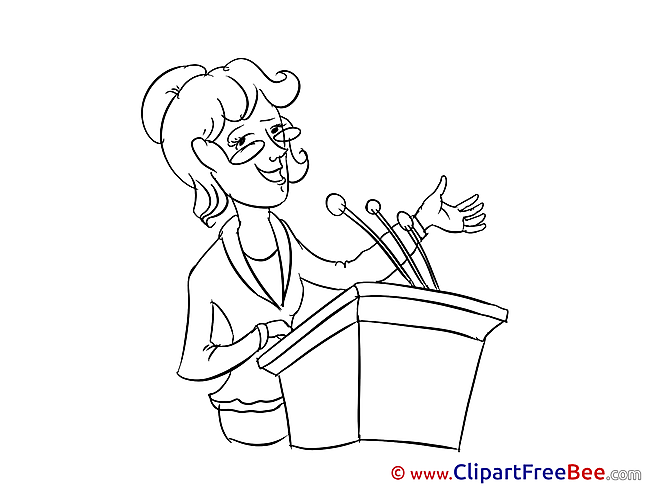 Conference Woman free Cliparts for download