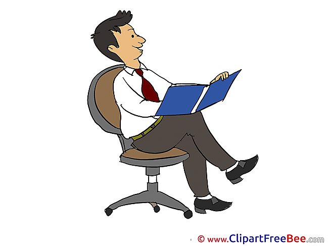 Journal Man Clip Art download for free