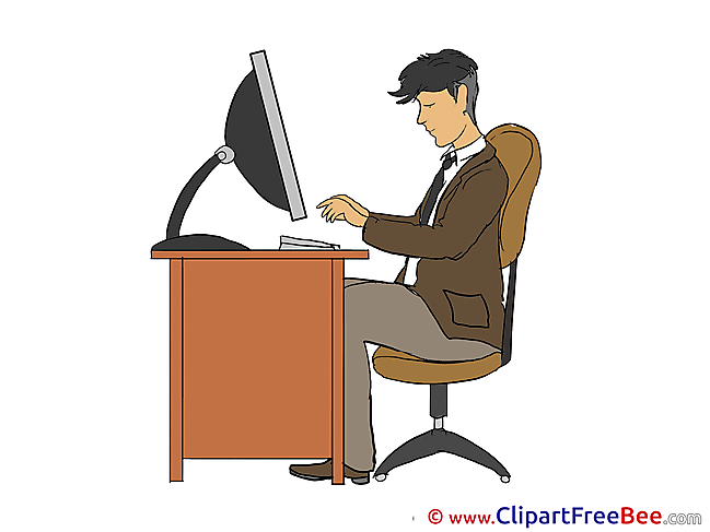 Office Worker Pics printable Cliparts