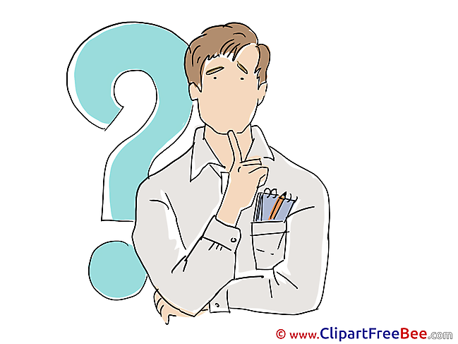 Qustion Job Office download Clip Art for free