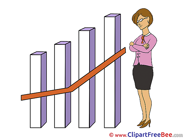 Economist Woman Clipart Presentation Illustrations