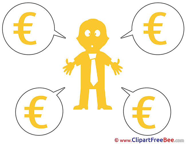 Outplacement Euro Man free Illustration Presentation