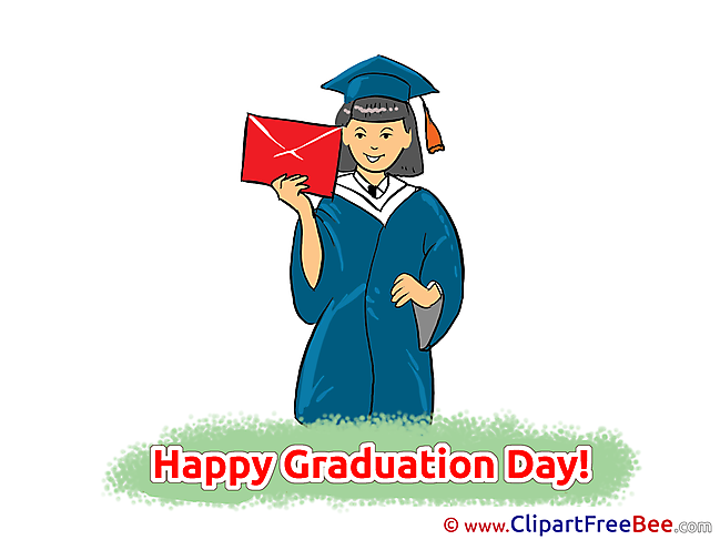 Letter Girl free Cliparts Graduation