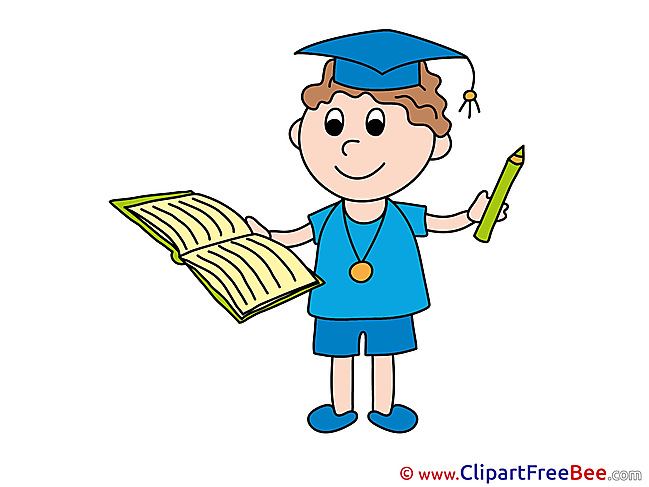 Pupil Student Clipart Graduation Illustrations