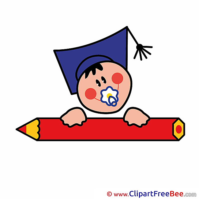 Big red Pencil Clipart School Illustrations