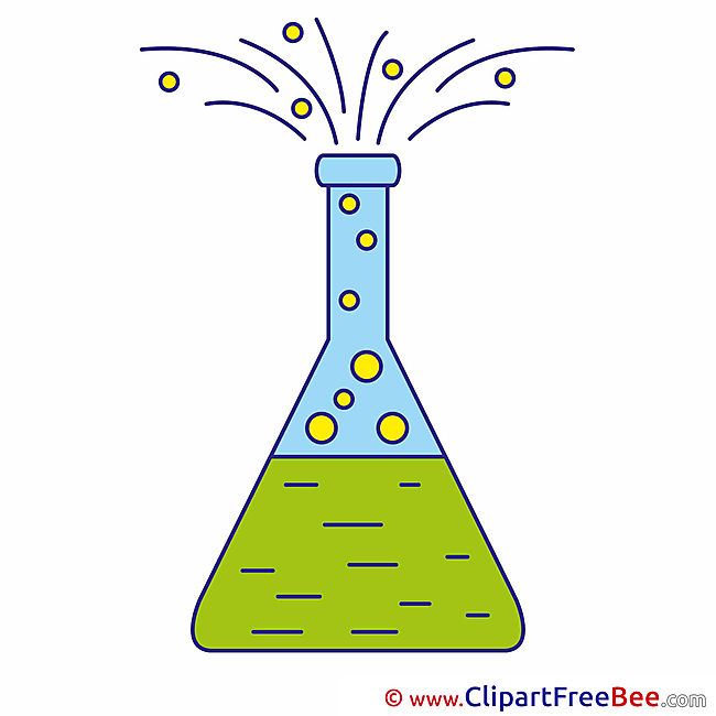 Chemistry Flask School download Illustration