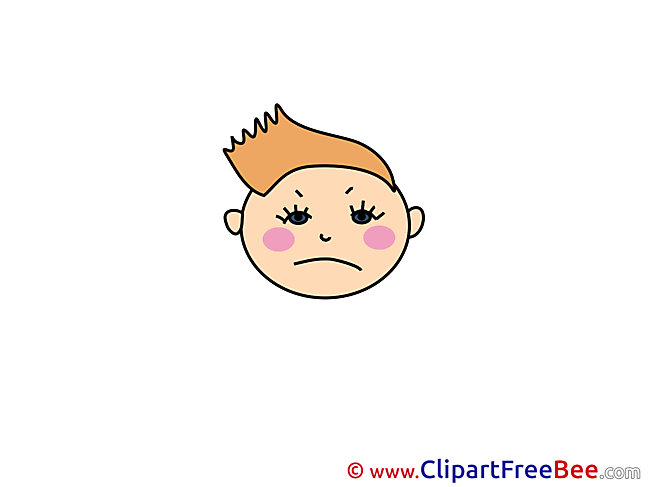 Sad Clipart Emotions Illustrations