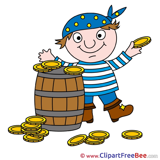 Barrel Money Pirate free Cliparts Fairy Tale