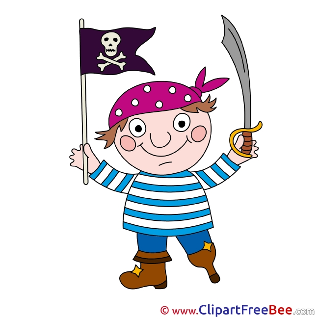 Flag Pirate Pics Fairy Tale Illustration