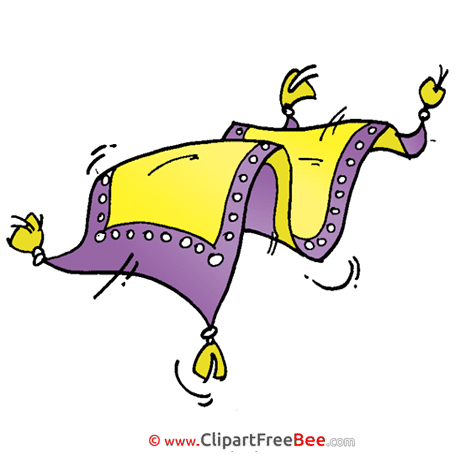 Magic Carpet printable Illustrations Fairy Tale