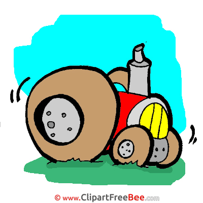 Agricultural Machine Tractor Clipart free Illustrations