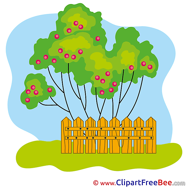 Garden Tree Apples Clipart free Image download