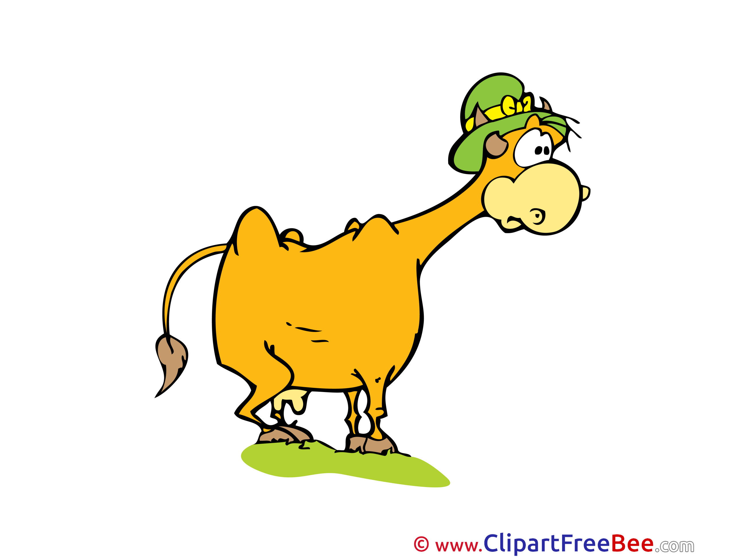 Hat Cow Pics printable Cliparts