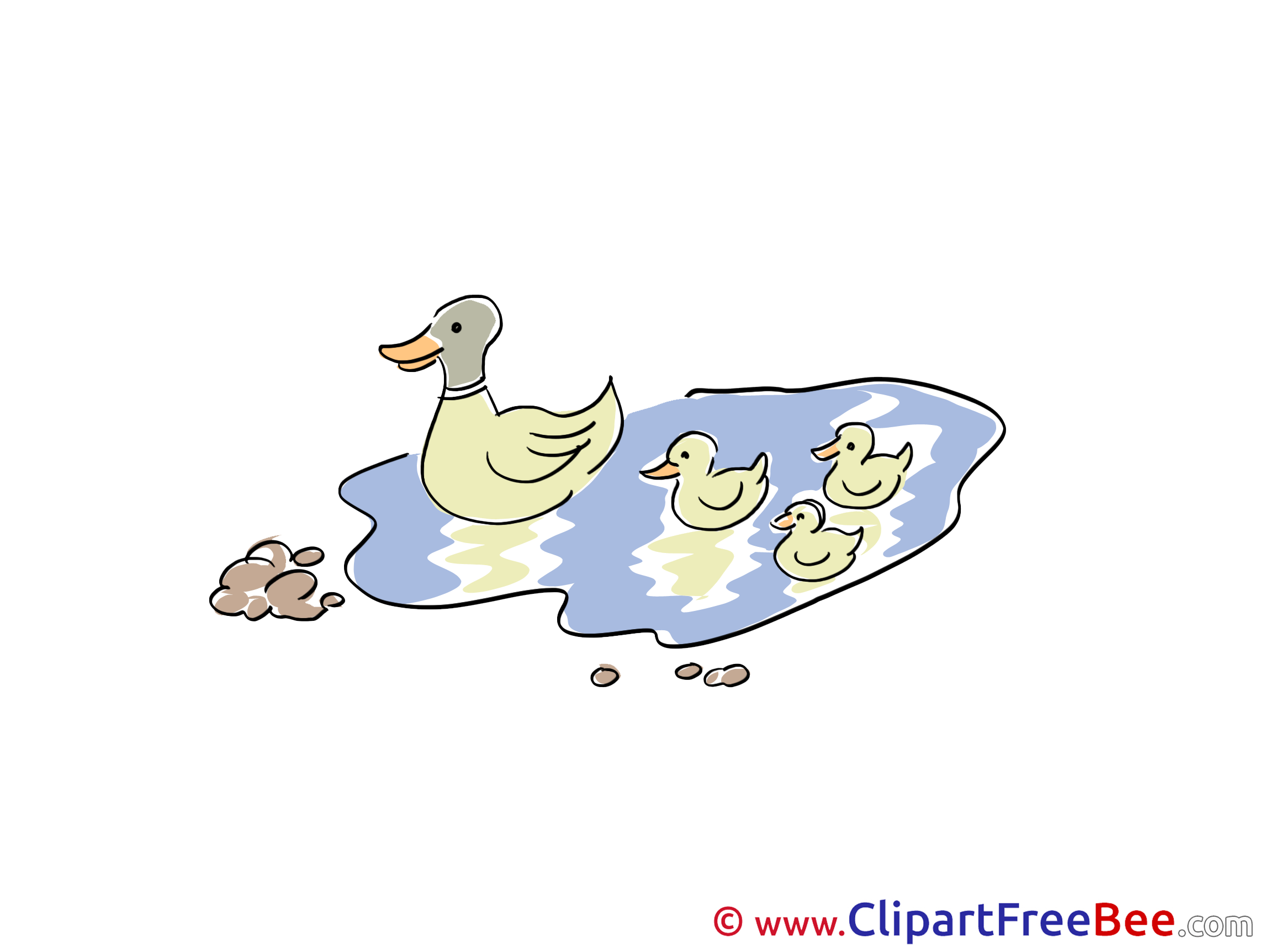 Lake Ducks printable Illustrations for free Lake Ducks printable Illustrations for free