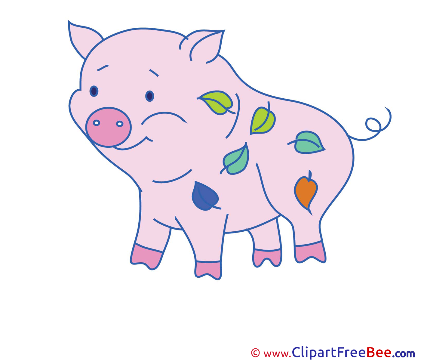 Leaves Pig Pics free download Image