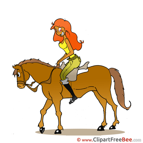 Rider Horse Girl download Clip Art for free