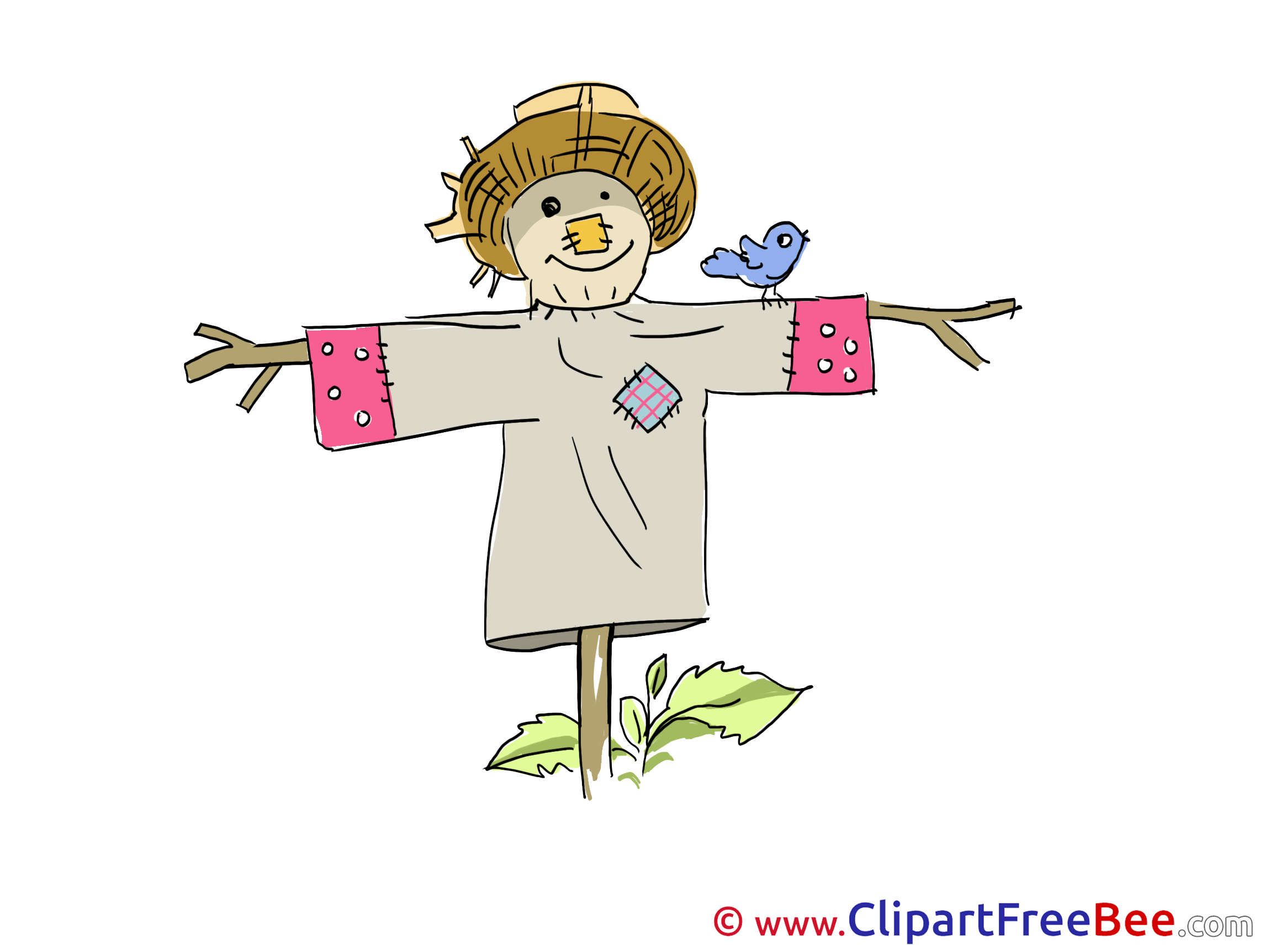 Scarecrow Bird free Cliparts for download